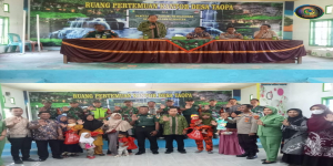 Koramil 1306 -11 Moutong Berikan Bantuan 60 Paket Makan Sehat kepada Keluarga Berisiko Stunting  
