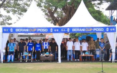 Bupati Erwin Burase Hadiri Pembukaan Open Turnamen Berani Cup 2026 di Kabupaten Poso